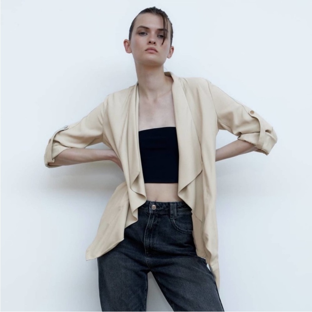 Zara Beige Safari Jacket